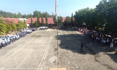 GELAR UPACARA HARDIKNAS SMPN 1 SIDOMULYO