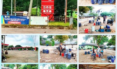 Demi untuk mendapat keuntungan yang lebih banyak, Diduga SPBU Tarahan langgar aturan