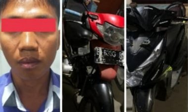 Jajaran Polsek Natar Berhasil Ungkap Pelaku Curanmor