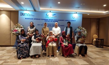 Meriahkan HUT ke-49 ASDP Kembali Gelar Operasi Sumbing Bibir Gratis, "Smile Maker" Anak-anak Indonesia