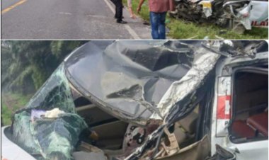 Mobil Ambulance oleng kekanan, Lakalantas tak terelakan, Satu orang Korban tewas
