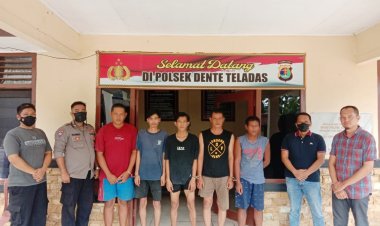 Polsek Dente Teladas Tangkap Lima Pelaku Curat di Warehouse PT ILP, Berikut Kronologinya