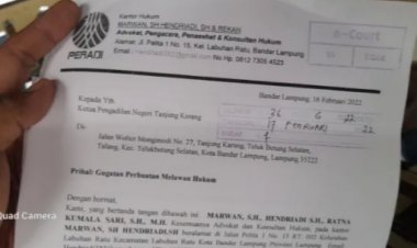 Sidang Perdana "Mangkir" Kuasa Hukum Penggugat Minta Nanang Dkk Hadir di Sidang Selanjutnya