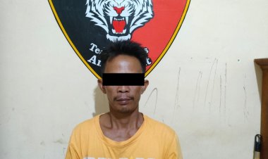 Pelaku Kepergok Membuang Bungkusan Lalu Dikejar Dan Ditangkap Anggota Polsek Rumbia Lamteng
