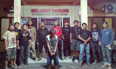 Tekab 308 Polres Tulang Bawang Tangkap Buronan Kasus Pencurian di Ladang
