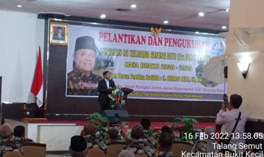 Herman Deru Kukuhkan Pengurus IKA GUBA Sumsel Masa Bhakti 2020-2025