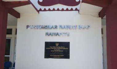 Rapat lintas sektor Puskesmas Rawat Inap Rawa Pitu