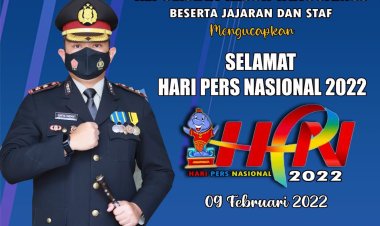 Kapolres Tanggamus : Selamat HPN ke 76, Semoga Pers Semakin Profesional