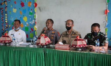 Vaksinasi Covid-19 Tingkat Sekolah Dasar, Sosialisasi Lounching, Hadir Kapolres Jeneponto Bersama Tim Satgas