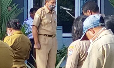 Disiplin Dalam Menerapkan Protokol Kesehatan dan Pelaporan SPJ menjadi Poin Penting Apel Pagi