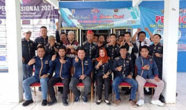 Melalui Poting, M.Saleh Terpilih Sebagai Sekertaris PWI Way Kanan