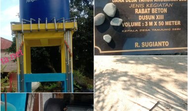 RCW, Masyarakat dan KCBI Kembali Soroti Penggunaan DD Program "Sumur Bor dan Rabat Beton Desa Tanjung Seri