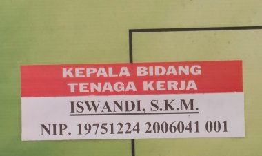 Kabid Disnaker Terkesan Menghindari Wartawan