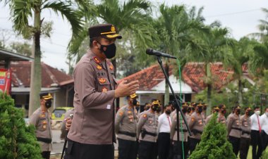 Sebanyak 448 Personil Mendapatkan Penghargaan Dari Kapolres Lampung Tengah