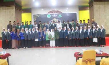 Pelantikan Pimpinan Cabang IPNU Dan IPPNU, Bupati : Kami Merasa Bahagia Dan Bangga