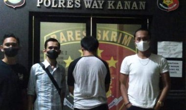 Pelaku Rudapaksa Remaja 16 Tahun Diringkus Polres Way Kanan