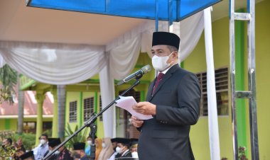 Bupati Zahir Pimpin Upacara, Peringati Hari Amal Bhakti ke 76