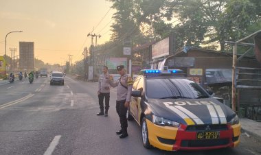 Personil polsek Cikupa Patroli untuk Antisipasi Tawuran Pelajar