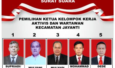 Dede Hasanudin Pimpinan Media Seroja Indonesia Dan Media Karya Indonesia Siap menduduki Kursi Dalam Pemilihan Ketua Pokja Aliansi dan Wartawan Kecamatan Jayanti