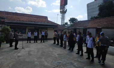 Apel Pagi Personil Polsek Cikupa Di Pimpin Kapolsek Cikupa, Ini Himbauanya