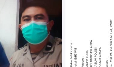 Polsek Cikupa Polresta Tangerang Polda Banten, Aipda Topik Lubis KASIUM, Turut Serta  Program Polisi RW Sambangi Warga Binaannya