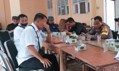 Bhabinkamtibmas Desa Cikupa  Bripka S. Hamdi Hadiri Rapat Pleno Terbuka Rekaputulasi Hasil Perbaikan DPS Tingkat PPS Desa Cikupa Pemilu 2024