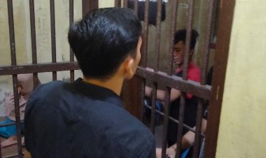 Pengecekan Jumlah Tahanan di Lakukan Di Mako Polsek Cikupa