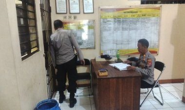 Wakapolsek Cikupa Kontrol Kondisi Ruang Tahanan Cek Buku Mutasi, Ini Tujuannya