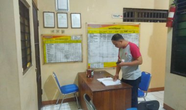 Brigadir Ibnu Jaga Tahanan Anggota Polsek Cikupa di Rutan Mako Polsek Cikupa Polresta Tangerang