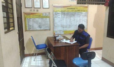 Aipda Ganjar W, SH Cek Buku Mutasi dan kontrol Tahanan polsek Cikupa dan tahanan, Situasi aman terkendali