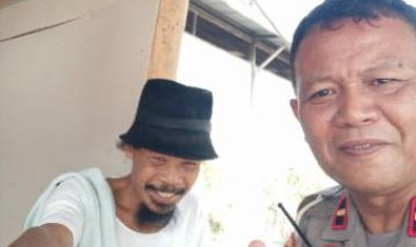 IPDA Udi Muhdi Kanit Lantas anggota Polsek Cikupa Polisi RW, Jaga Khamtibmas Di Desa Pasir Jaya