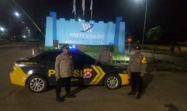 Pawas Ipda Agus Lili S bersama Anggota Polsek Cikupa Polresta Tangerang Melaksanakan Patroli Mobile