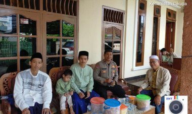 Silaturahmi Dan Ciptakan Kamtibmas Yang Kondusif, Bhabinkamtibmas Polsek Cikupa Sambang Tokoh Masyarakat