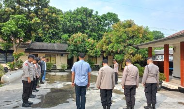 Wakapolsek Cikupa Akp Udiyano, Pimpin Apel Pagi Bersama Personil, Sampaikan Tetap Siapsiaga Penjagaan Sispam Mako Antisipasi Gangguan Kamtibmas