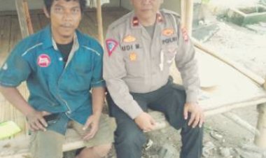 Kanit Lantas Ipda Udi Muhdi Polsek Cikupa,Turut Terjun Langsung Program Polisi RW wilayah Hukum Cikupa