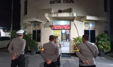 Pawas Ipda Agus Lili S Kapolsubsektor Cikupamas Polsek Cikupa Polresta Tangerang Gelar Apel Cipkon Tingkatkan Kewaspadaan