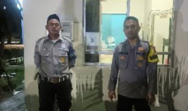 Aipda Didi ms Giat Patroli Rutin Barcode, Polsek Cikupa Polresta Tangerang, Kawasan Melenium Cikupa Tetap Selalu Memberikan Himbauan Kamtibmas Kepada Security