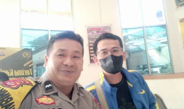 Polsek Cikupa, Aipda Tri Iskandar Sambangi Warga Masyarakat Bitung Jaya RW 05 Sdr Ridwan,Program Polisi RW Tetap Beri Himbauan Tantang Kamtibmas Dan Jaga Lingkungan