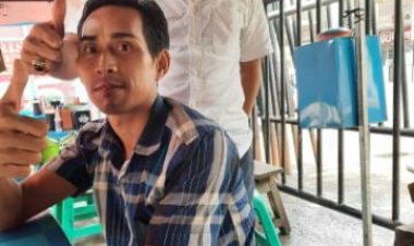 Polisi RW: Aipda Endang Setiawanto Humas Polsek Cikupa Berkunjung ke pak Junaidi, Kp. Pasir Jaya RT 05