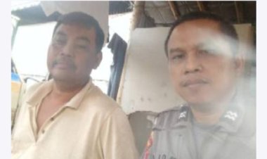 Polisi RW, Aiptu Sapudin Panit Lantas, Samban ke Warga Binaanya di Kel. Bojong Rw 03