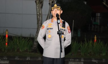 Apel Ops Cipkon dan Patroli Mobile antisipasi maraknya Kejahatan 3C dan kenakalan remaja di Darkum Polresta Tangerang