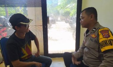 Kegiatan Polisi RW di Gelar Polsek Cikupa Baipda Budiansyah  Sambang Tokoh Pemuda   