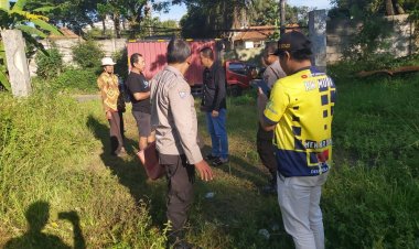 Anggota Reskrim Polsek Panongan Langsung Terjun Ke TKP Atas Laporan Warga Menemukan Bayi Baru Lahir Di semak-semak