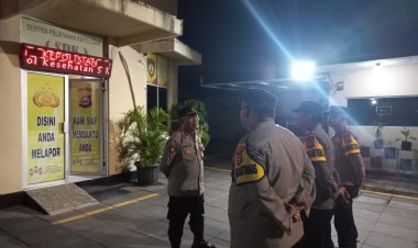 Gelar Apel Ops Cipkon kapolsubsektor Cikupamas Berikan Arahan Kepada Anggota Piket Siaga Mako