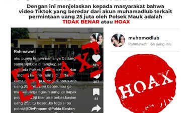 Kapolsek Mauk Bantah Narasi Video di Akun Tiktok Soal Dugaan Pungli