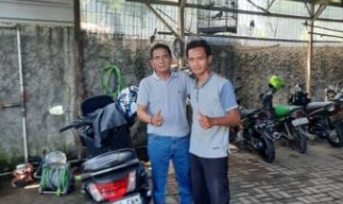 Polisi RW Polsek Cikupa Bertugas Membantu Masyarakat Beri Pelayanan Kamtibmas