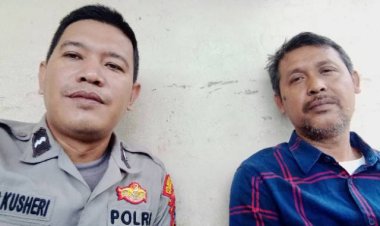 Bhabinkamtibmas Polsek Cikupa Samangi Ketua RW Rohaedi , Bojong Cikupa Ajak Jaga Gaguan Guntibmas Wilayah Bersama Polisi RW