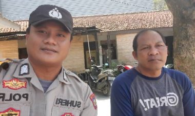 BRIPKA SUHERI WIJAYA, S.H Sebagai Polisi RW Laksanakan Kunjungan Ke RW 01 Takaga