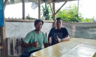 Polisi RW, Kasi Humas Polsek Cikupa Polresta Tangerang Polda Banten Sambang Warga