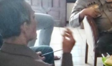 Polisi RW Polisi RW JAKARIYANTA KANIT BINMAS Polsek Cikupa Polresta Tangerang Sambangi Warga Himbau Khamtibmas